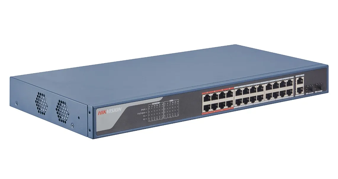Hikvision DS-3E1326P-EI 24 Port Fast Ethernet Smart POE Switch
