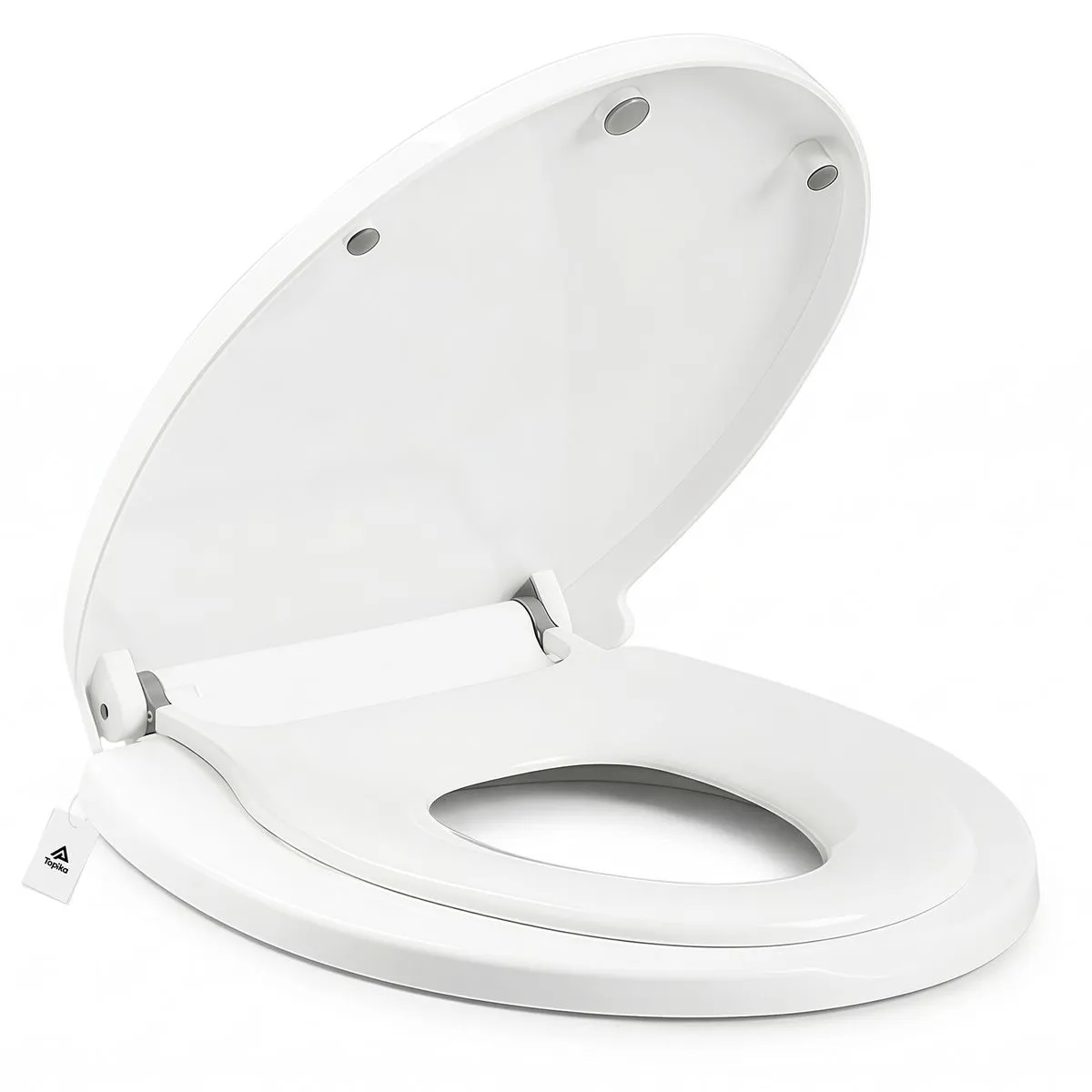 Topika Toddler Toilet Seat with Built-In Potty Training Seat, Easy Clean - O shape