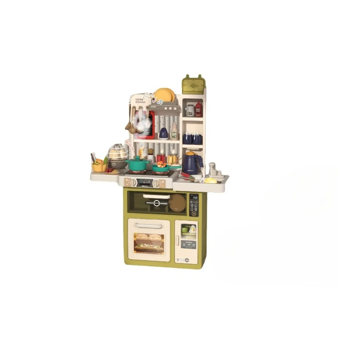 63 Pieces Kids Play Kitchen Toys Set - Green