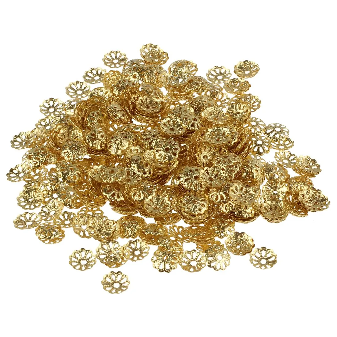 500 Picee 6mm Flower Bead Caps for Jewelry Making