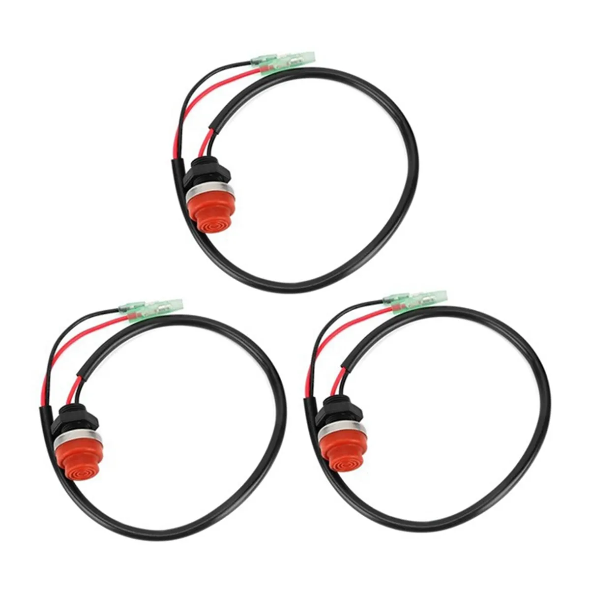 3 Pcs Boat Outboard Engine Motor Start Kill Compatible with Universal