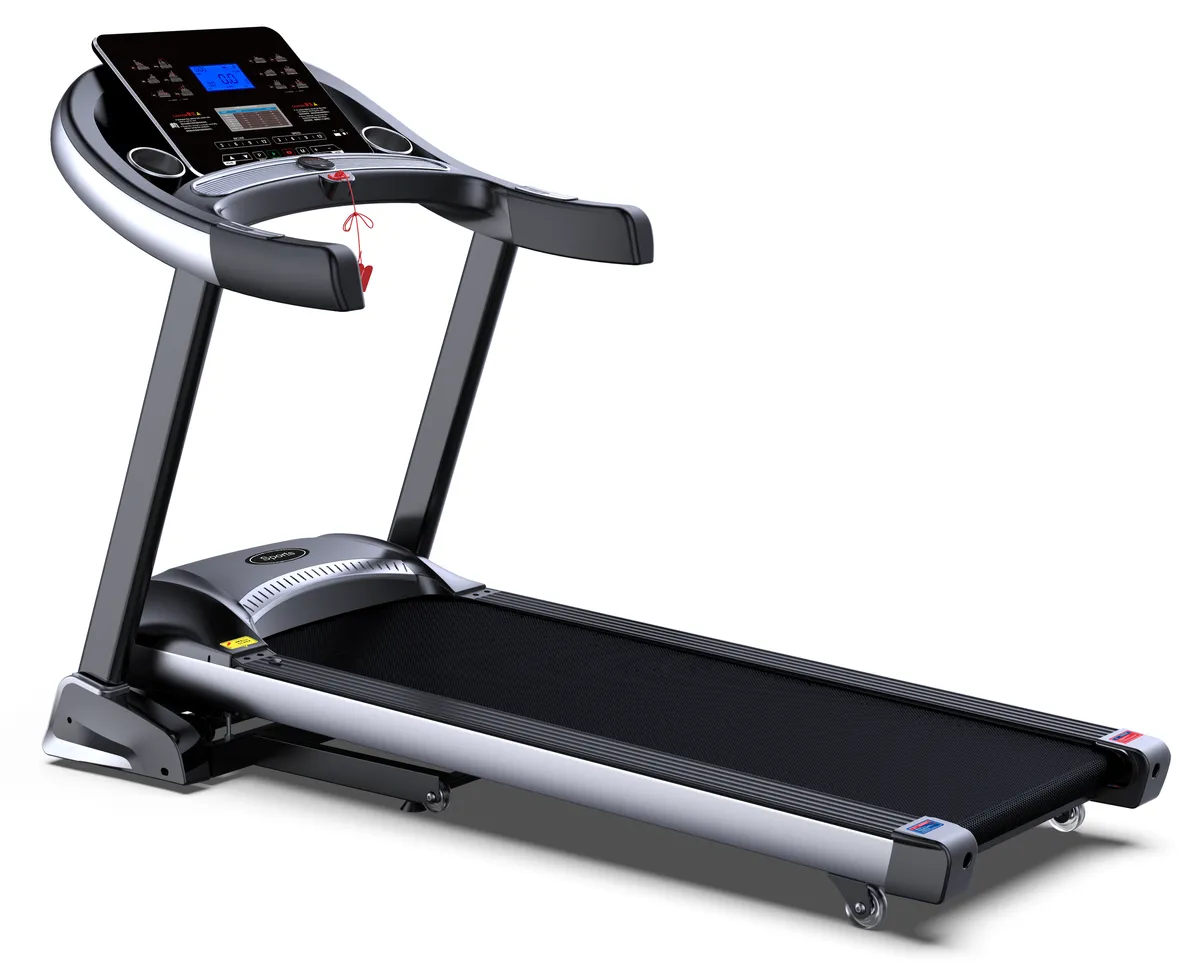 Motorised Electric Running Treadmill for Exercise - Black