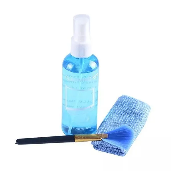 Blue Liquid ZYF Computer Screen Cleaning Kit 3 Piece Set 100ml