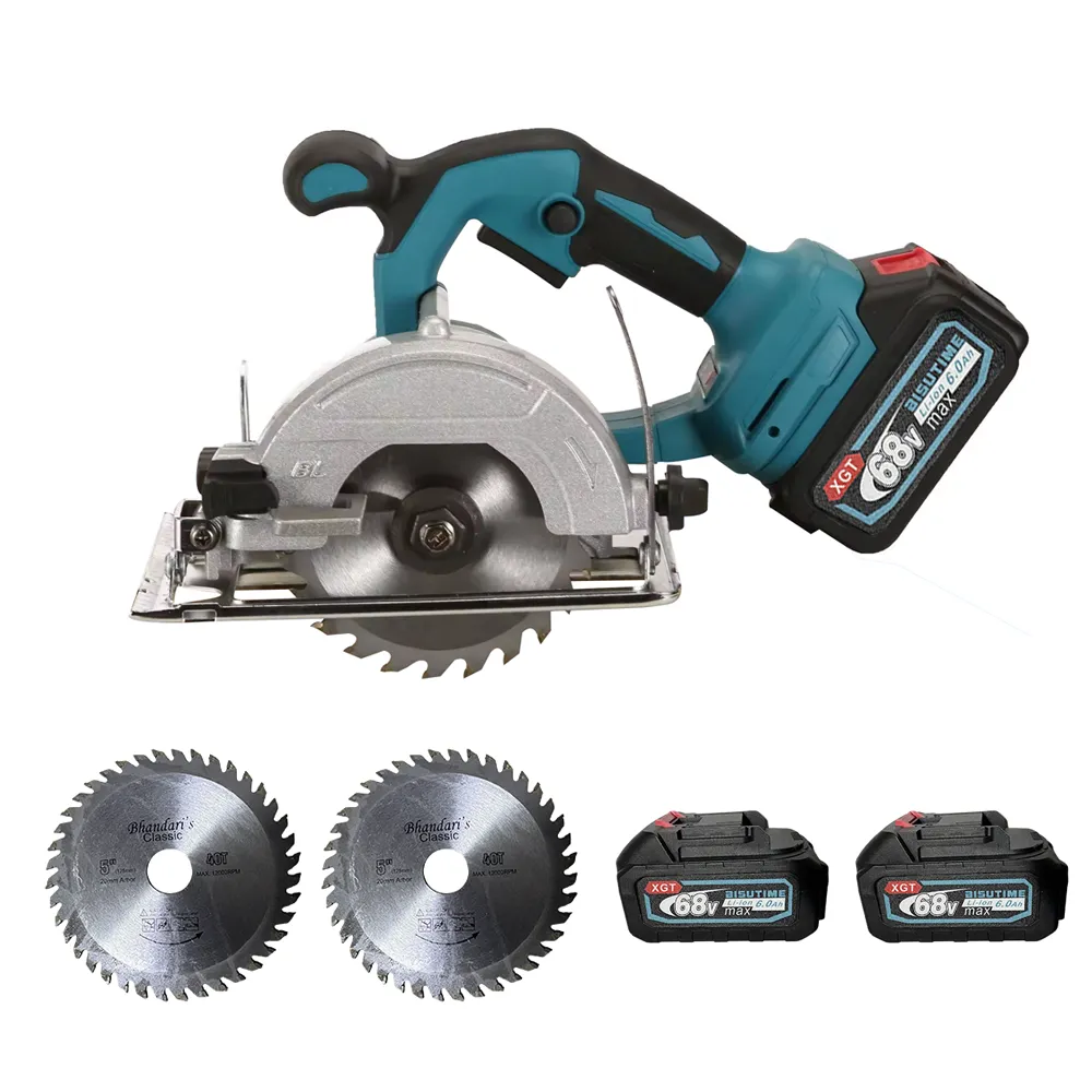 68V Lithium-Ion Circular Saw Set - Handheld Woodworking Cutting Machine
