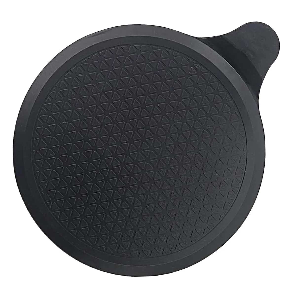 1PCS 6 Inch Silicone Bathtub Stopper, Universal Drain Plug for Bathroom - Black