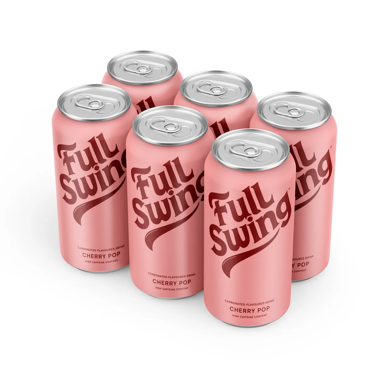 Full Swing Alternative Energy Drink Cherry Pop (6 x 440ml)
