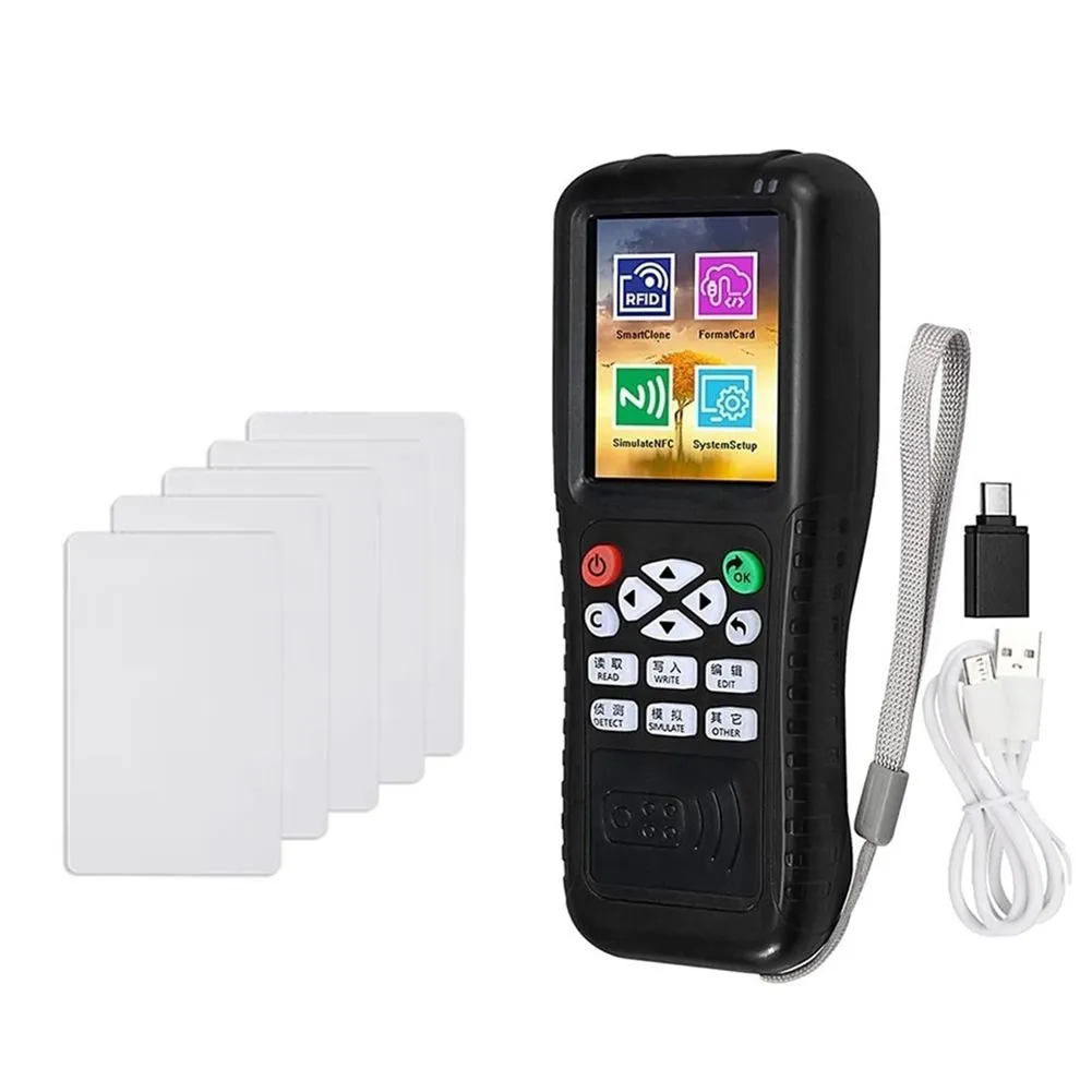 X100 Rfid Nfc Smart Card Reader Writer+5 X Cuid Card Rfid Duplicator