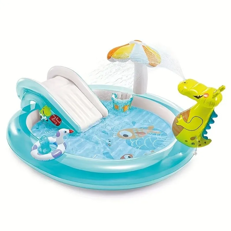 Inflatable PVC Pool - Play with Ocean Theme