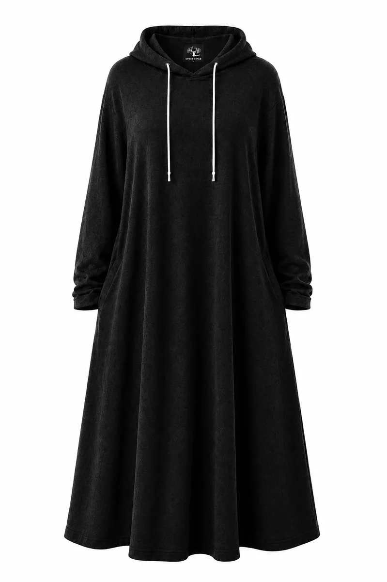 Secret Shield Infinity Styl Hooded Lounge Dress 100 % Cotton