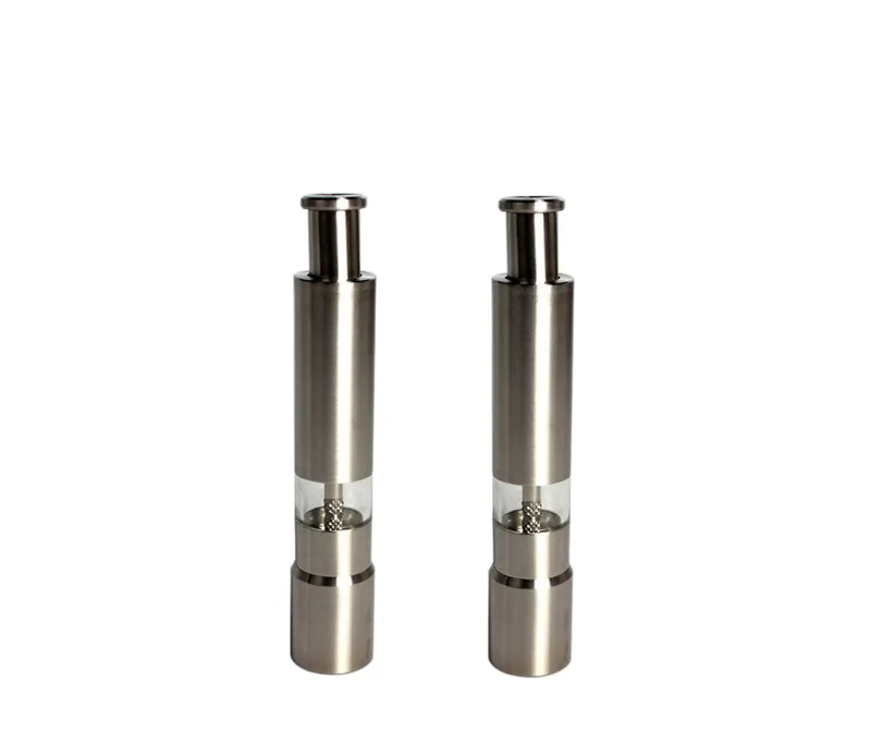Home Steel Engravable Salt and Pepper Grinders