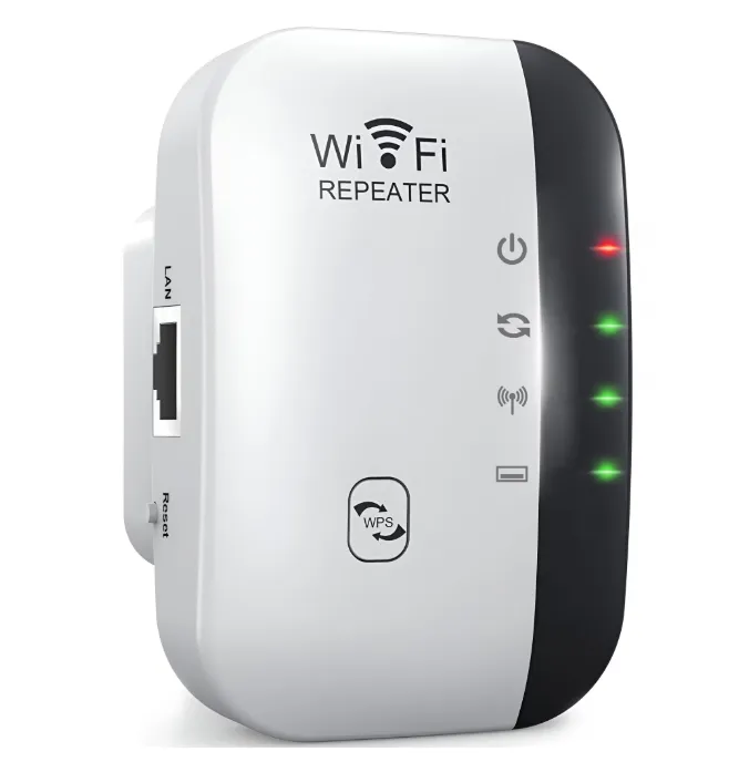 WiFi Signal Amplifier, 2.4GHz, 300Mbps, Effective Range 100 Meters