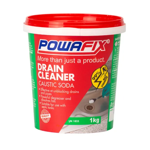 PowaFix Caustic Soda Drain Cleaner - 1kg