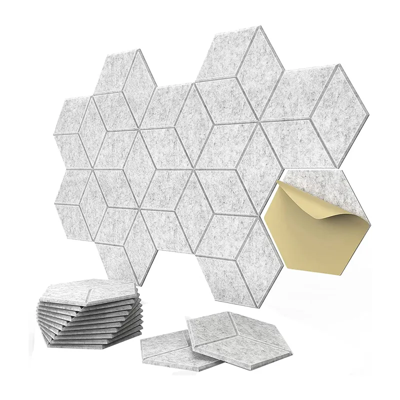 12 Pack Self-Adhesive Y-Lined Acoustic Panels,Sound Proof Foam Panels,Sound