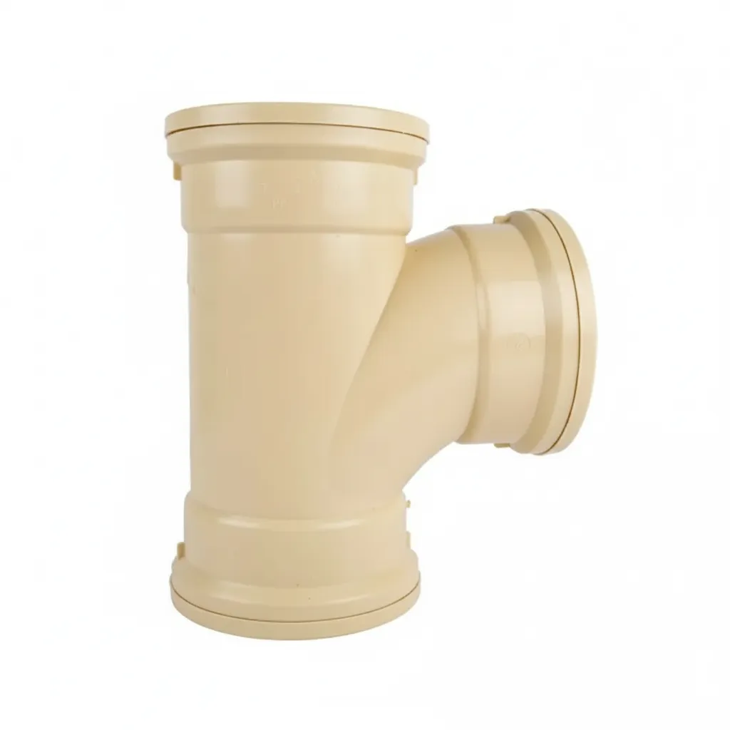 Polypropylene 90 Junction Pipe Joint 110mm for Plumbing