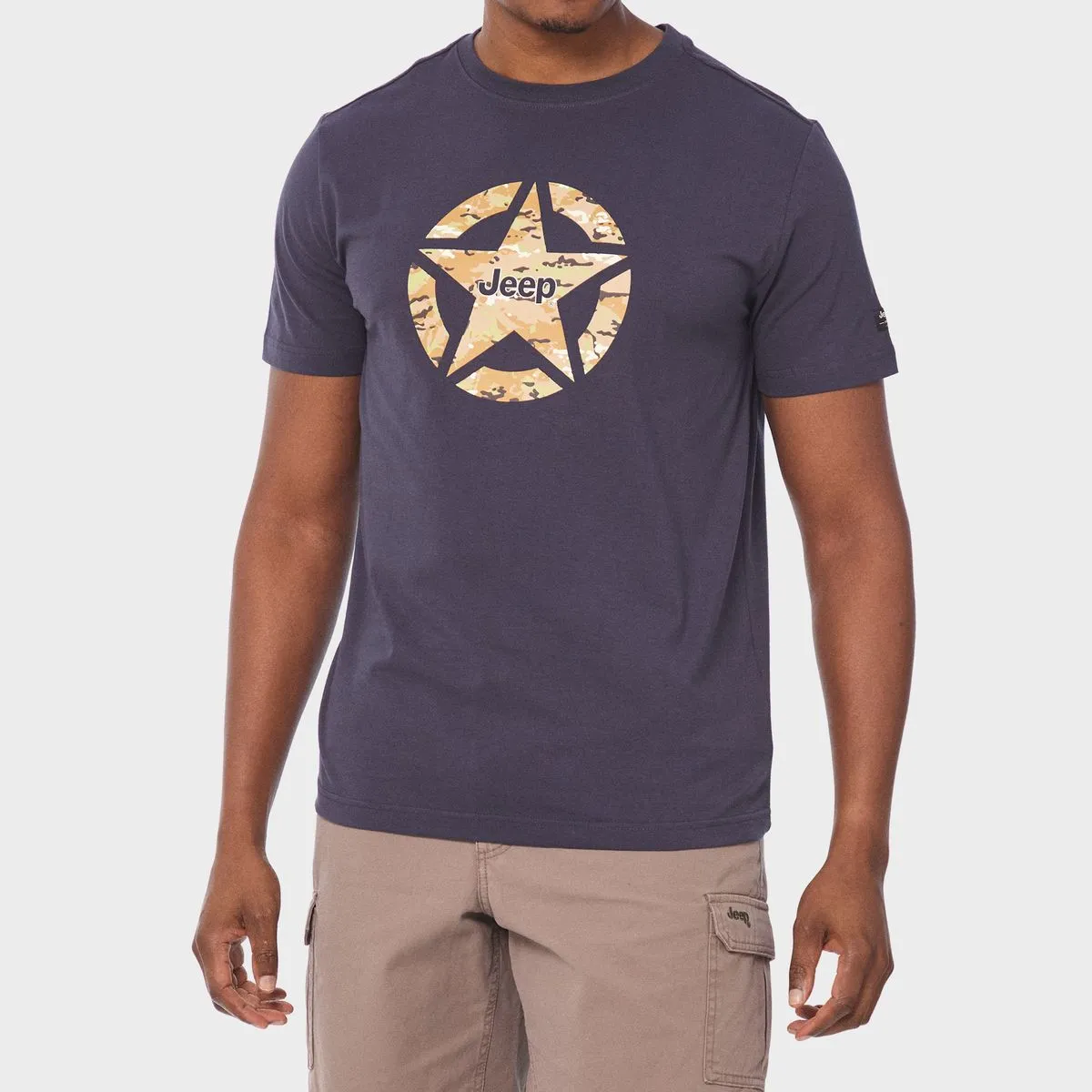 Men's Camo Logo Fashion Graphic T-Shirt