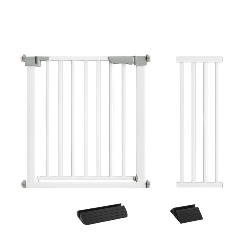 Baby Safety Gate, No-Drill, 180 Auto-Close, Anti-Kick Pedal, 75-111cm