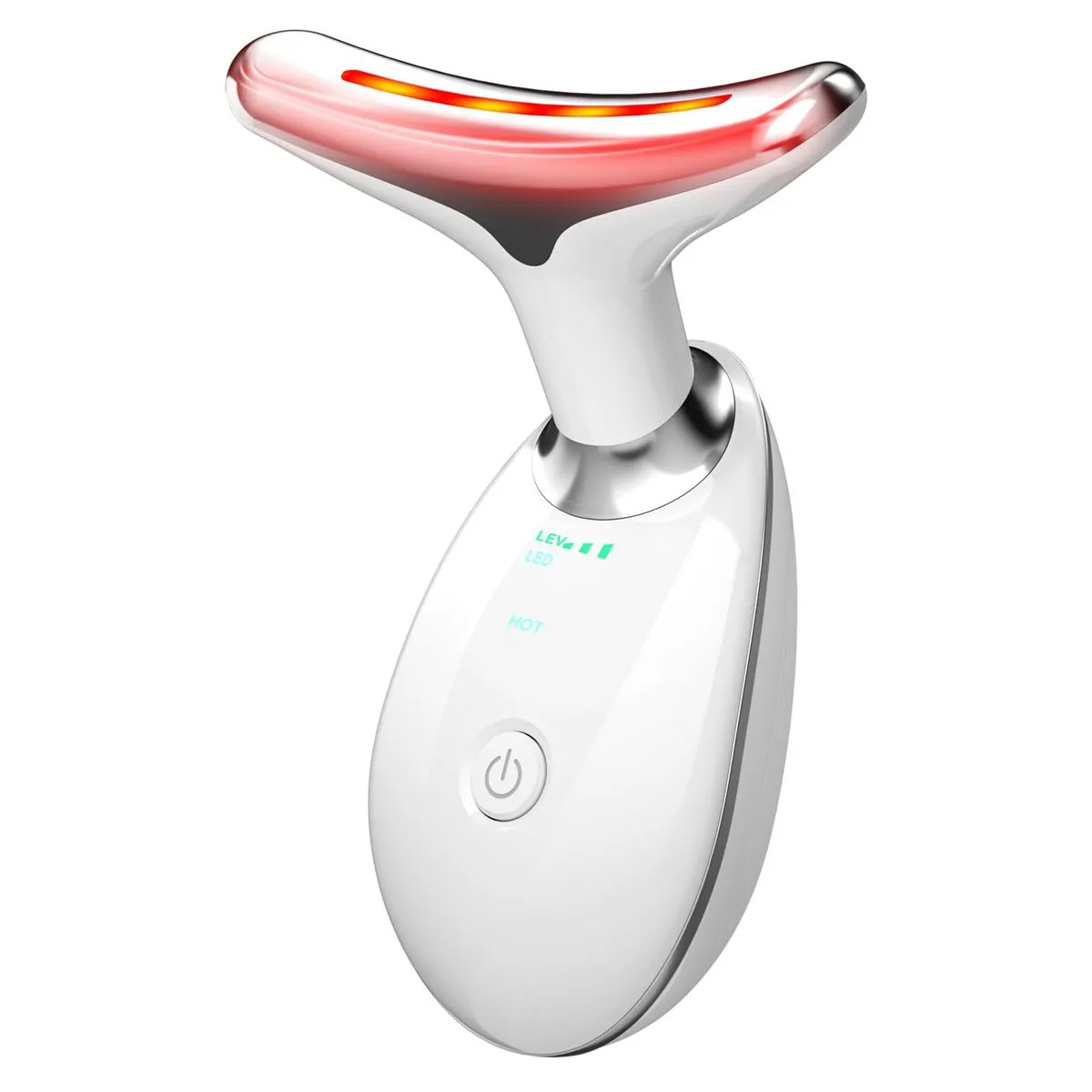 Face Neck Beauty Device, 7 Color Led Face Neck Massager