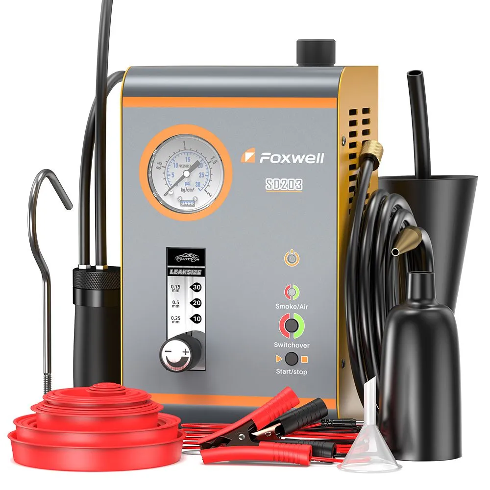 FOXWELL Car Smoke EVAP Leak Detector 12V Built in Air Pump