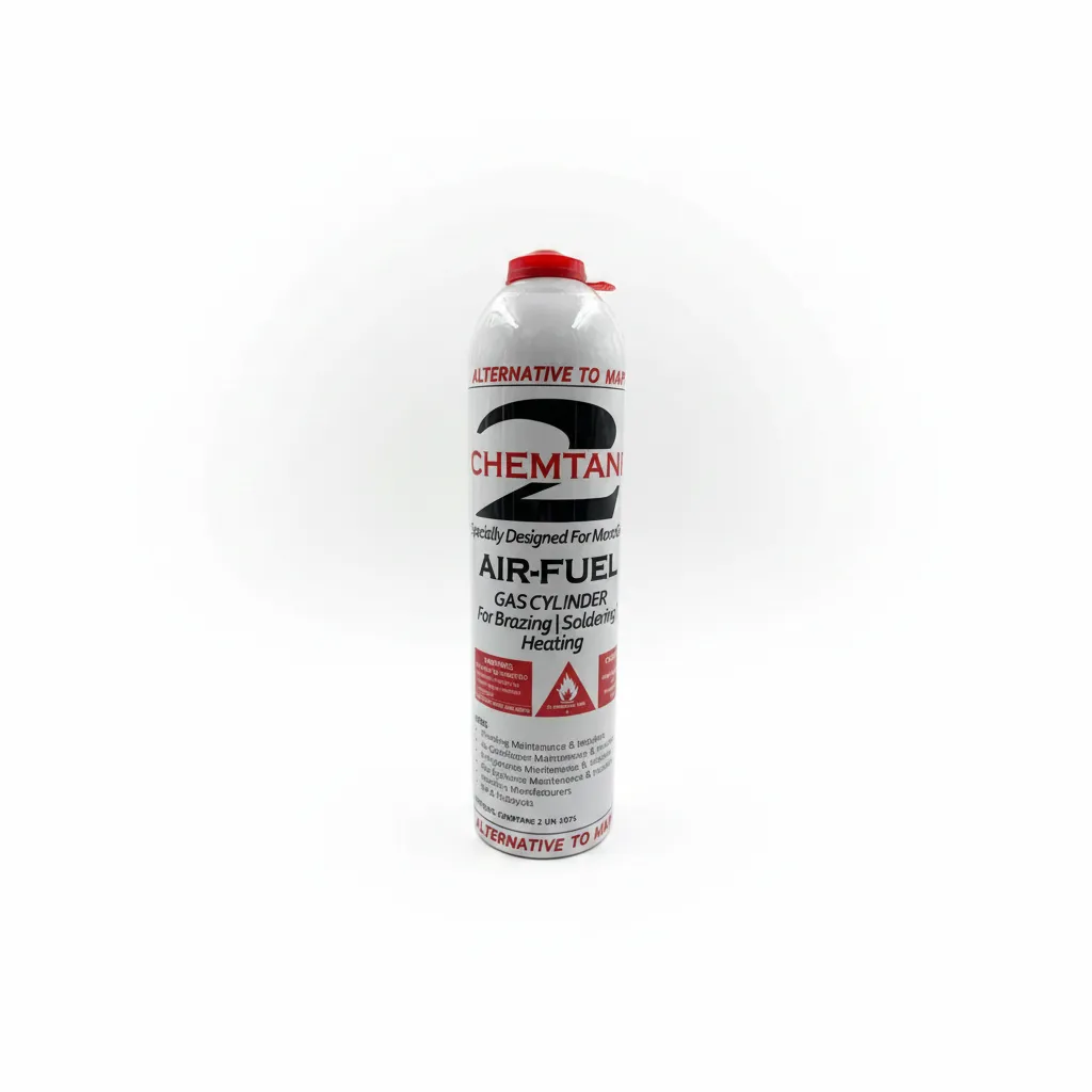 Eurogass 800ml Aluminium Gas Cylinder with 7/16 Inch Fitting
