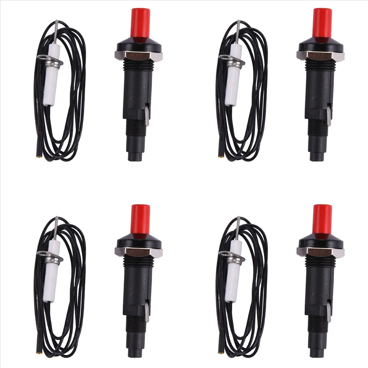 Piezo Ignition Set With Cable 1000Mm Long Push Button Lighters
