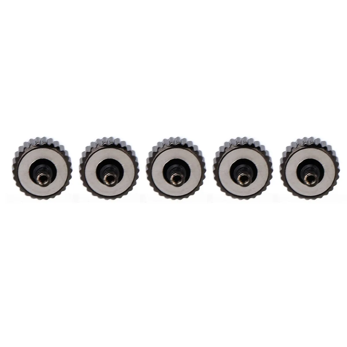 Watch Crown 4mm Black Steel Replacement Watch Parts
