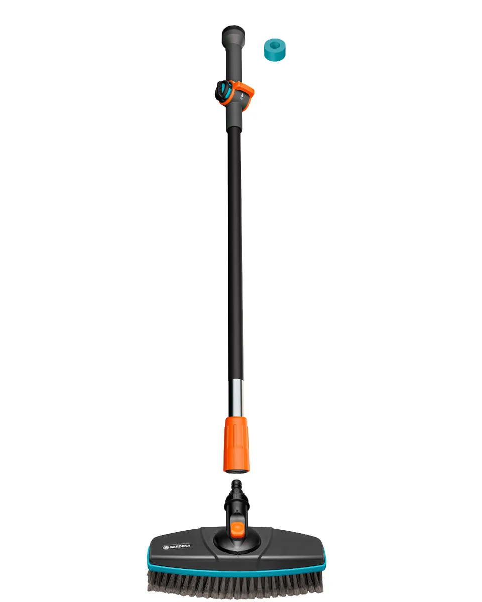 GARDENA CleanSystem Wash Set with Handle Soft Flex