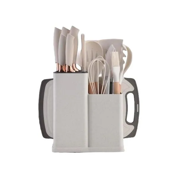 19 Kitchen Utensil Set -  White 