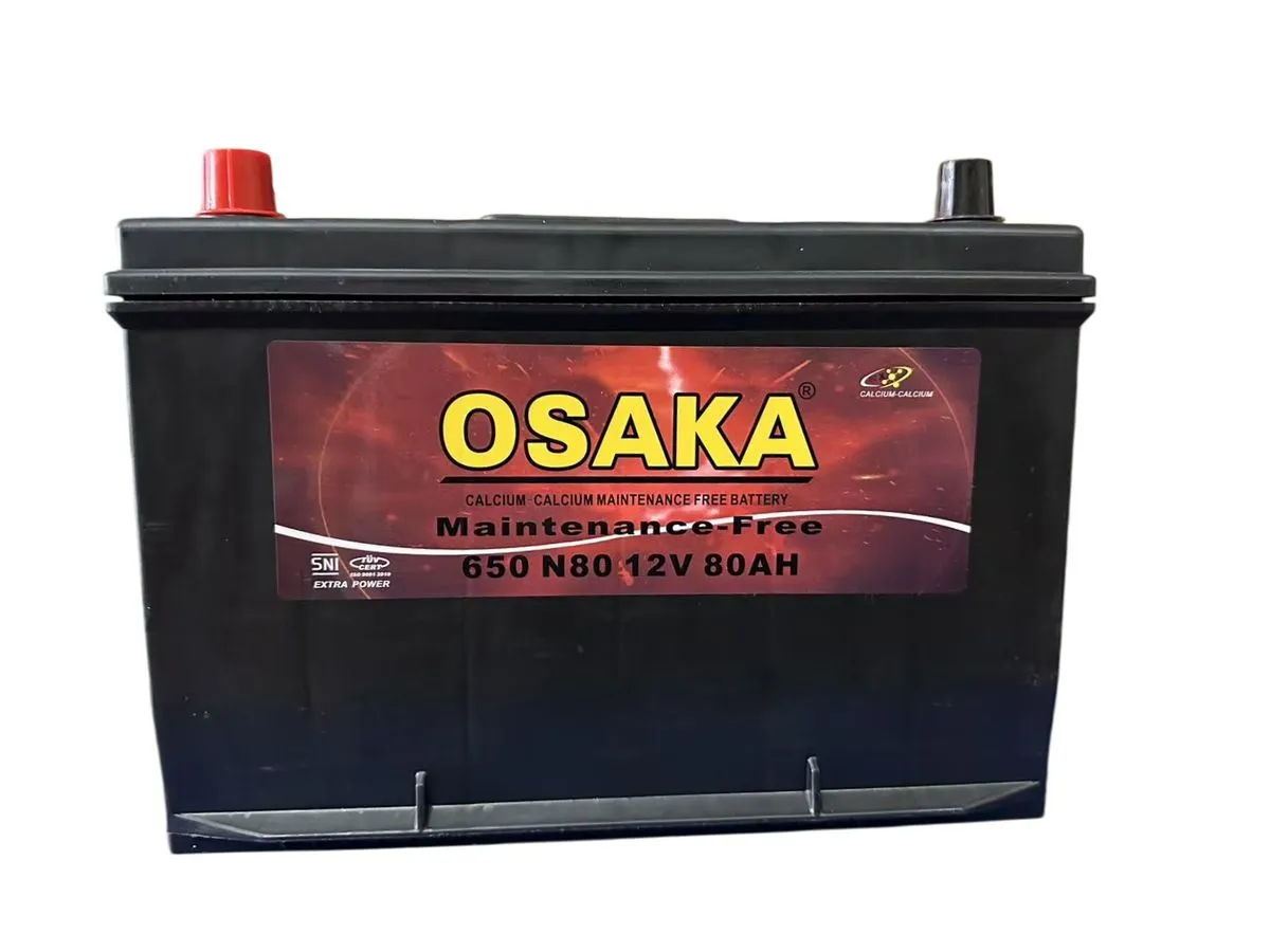 Osaka 650 N80 12V 80Ah Calcium-Calcium Sealed Automotive Power Cell