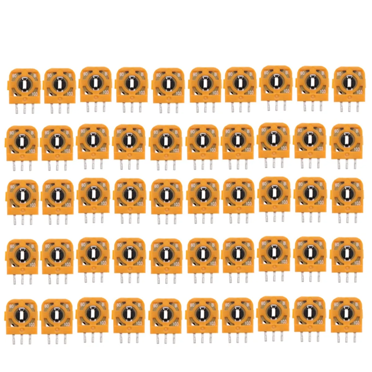 50 Pcs Joystick Potentiometers Sensor Kit 10Kohn for Ps4 Controller