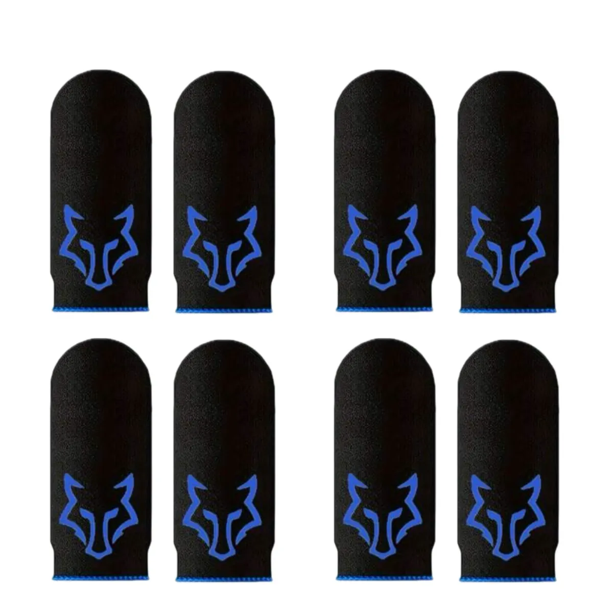 Fox Gaming Finger Sleeves - Black, Blue