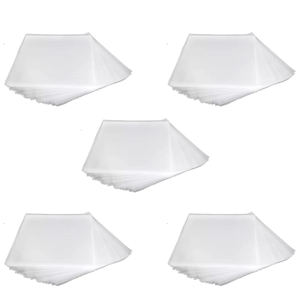 50Pcs Gel Record Cover For Turntable Player Lp Record Flat Open