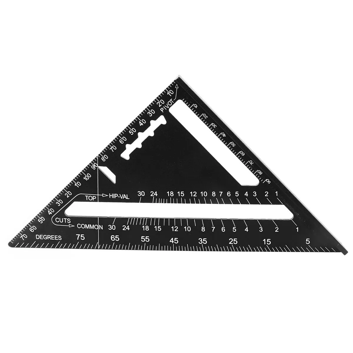 7" Aluminium 90 /45 Triangle Ruler for Woodworking