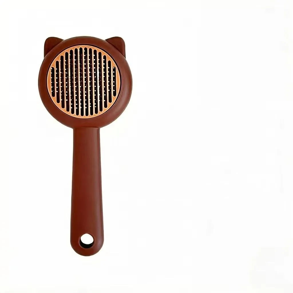 Pet Comb For Dogs And Cats - Brown