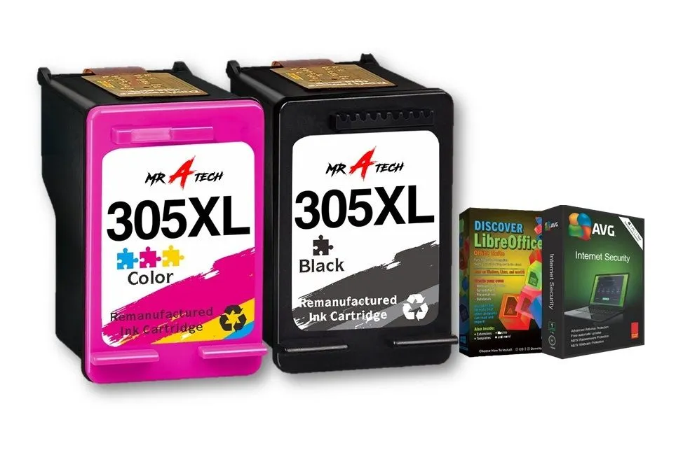MR A TECH HP Ink Cartridges 305XL/305/305L/350XL/XL305 Replacement-Combo