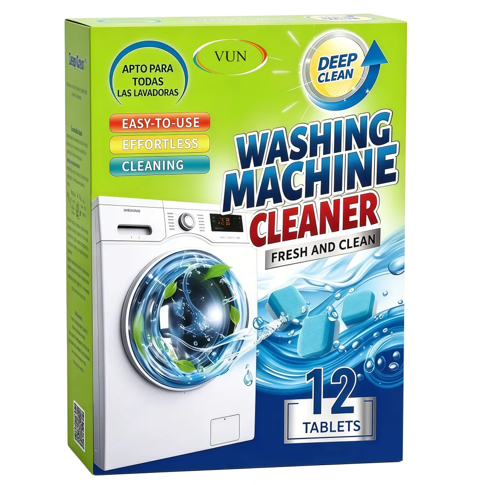 12Piece Washing Machine Cleaner Tablets - Removes Dirt and Odor