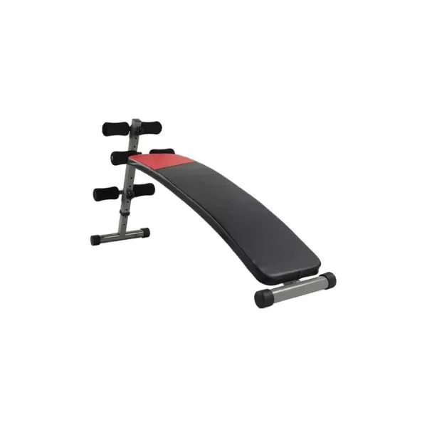 Adjustable Incline/Decline Abdominal Exercise Folding Bench - Black