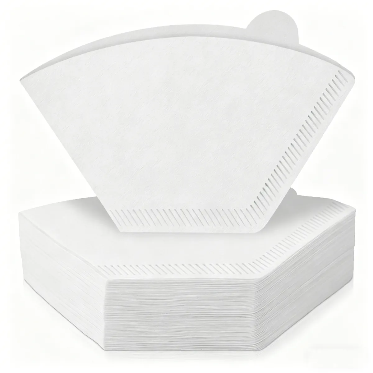 200Pieces U-shaped Coffee Filters, Disposable Coffee Paper Filters