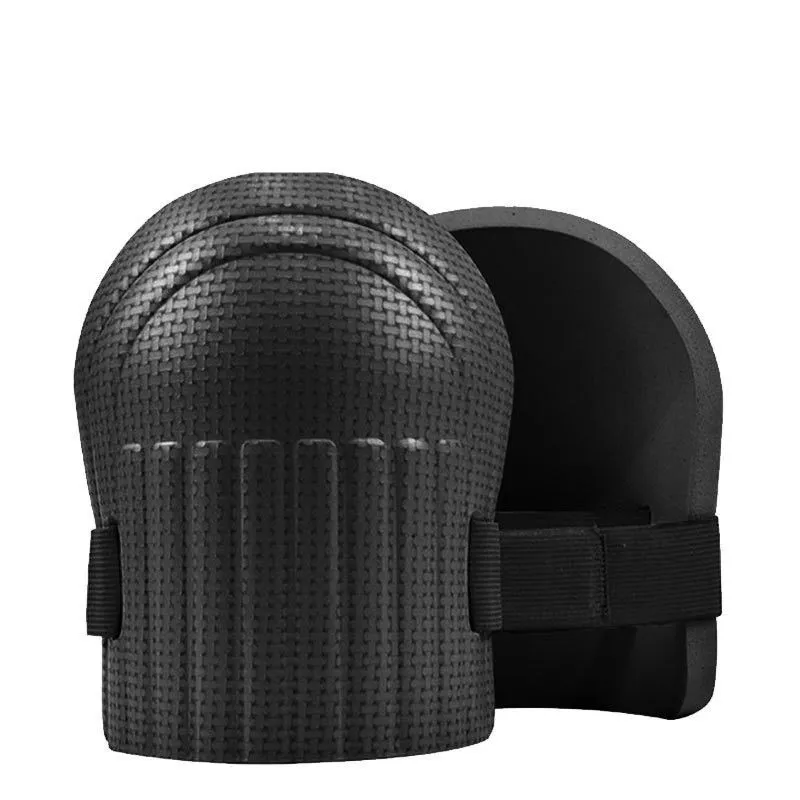 2 Piece Bricklayer Construction Operation Protective Knee Protective Gear - Black