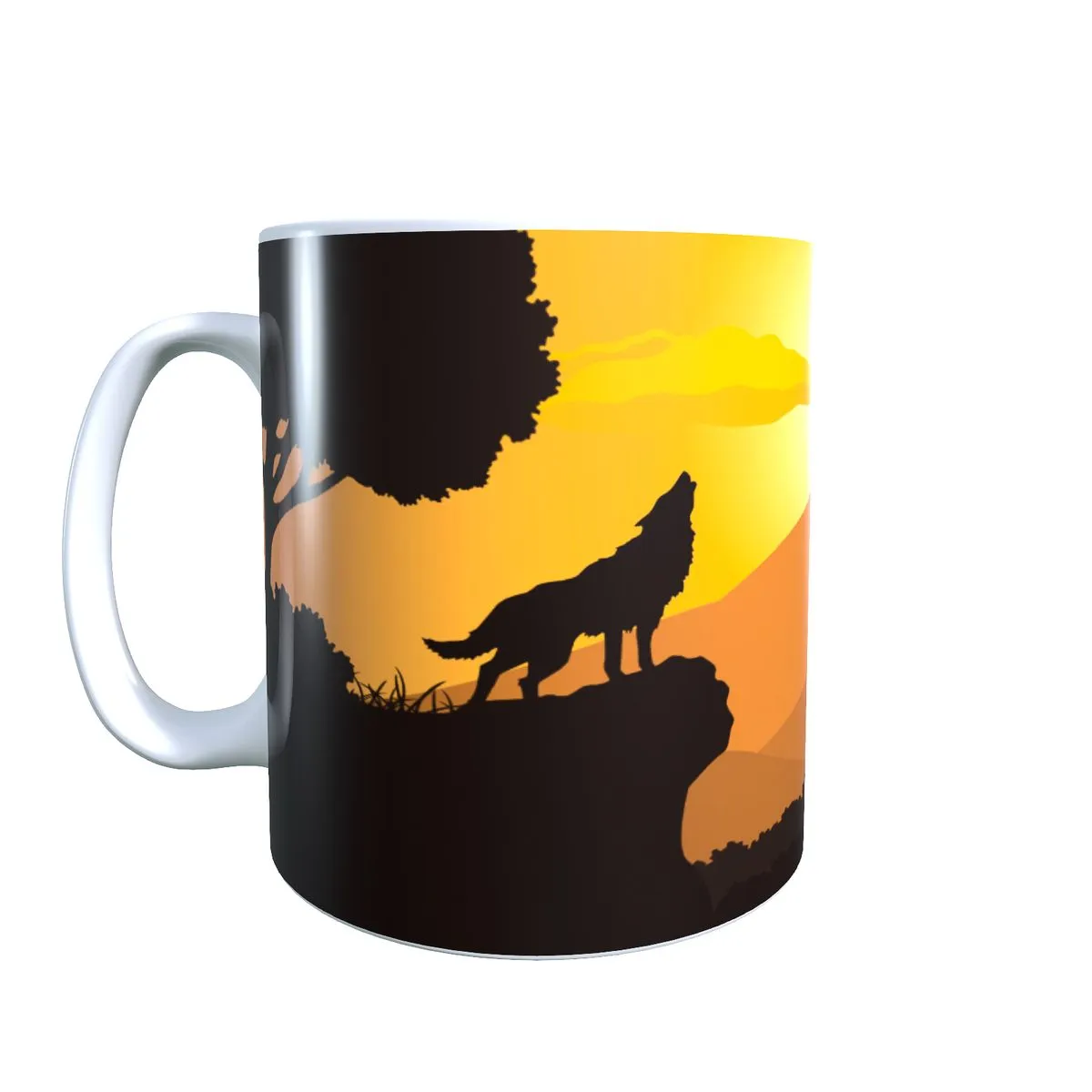 Afternoon Sun - Rust Coffee Mug