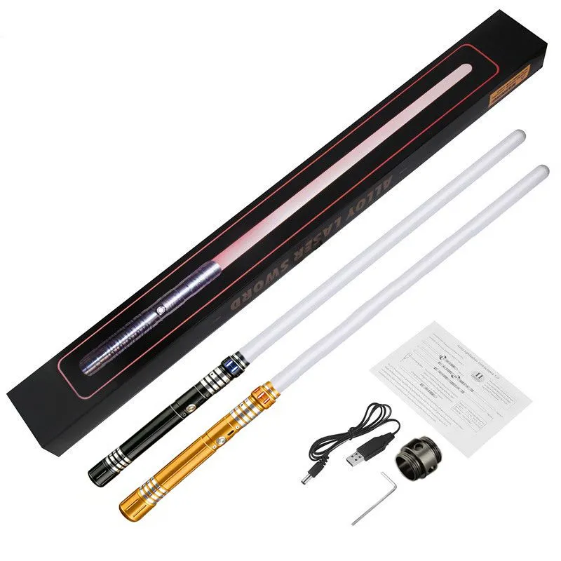 Metal Samurai Lightsaber With Sound & LED Lights, Children's Toy Sword