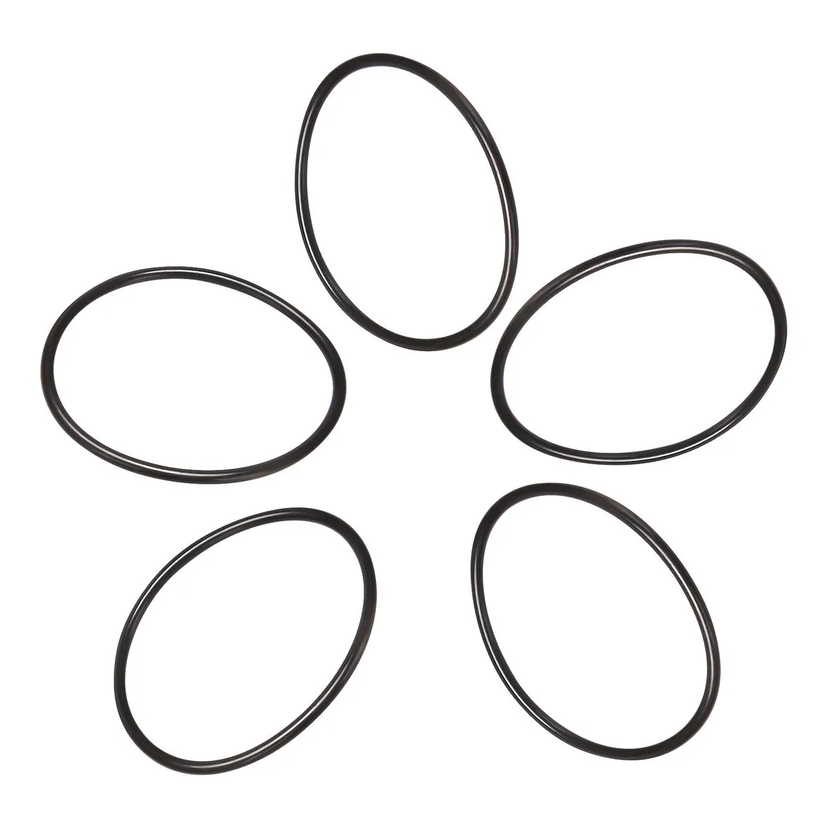5 pieces 100 mm outer diameter thick rubber seal oil-filtered O-rings
