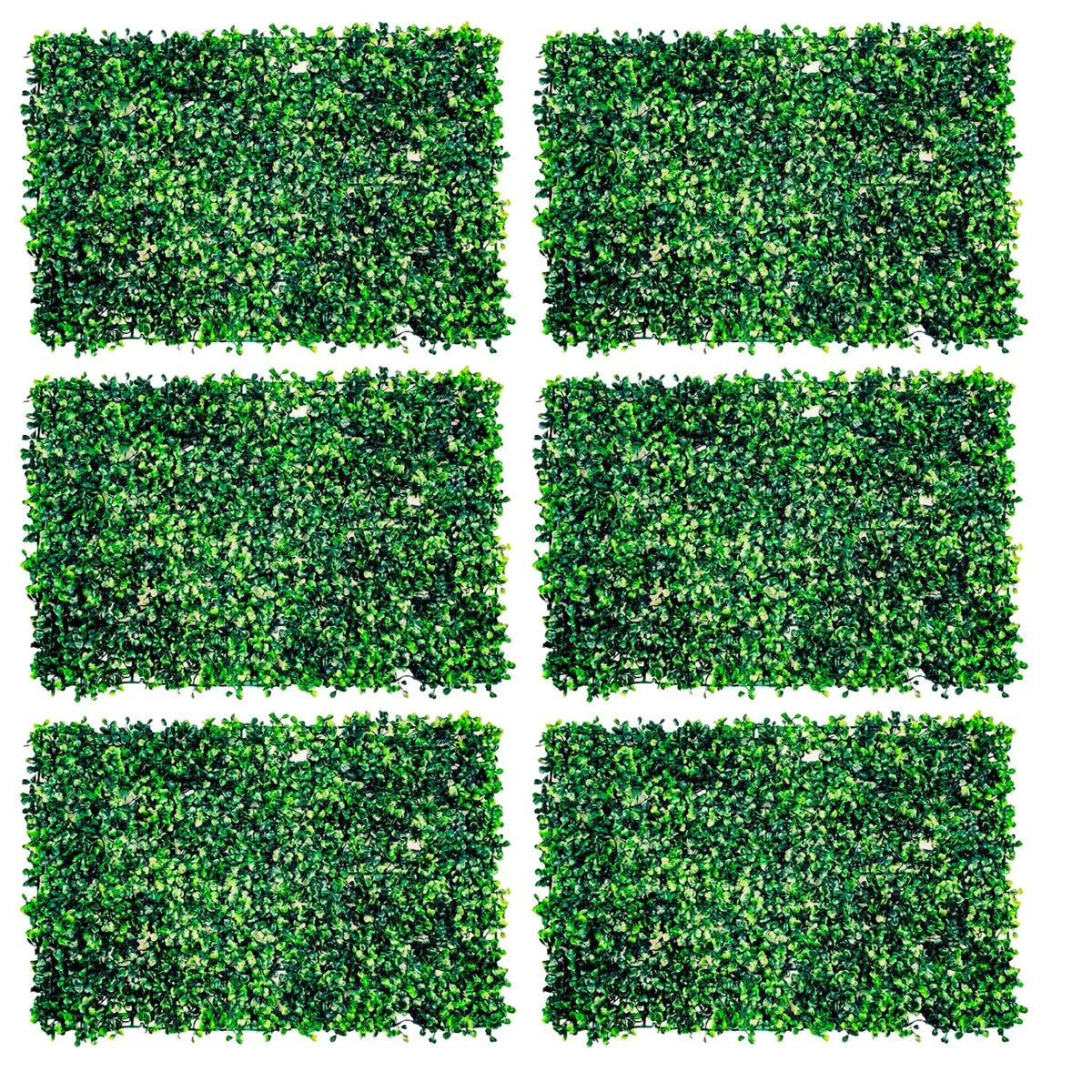 Artificial Ivy Hedge Floor Or Wall Segments - 60x40cm - 6 Pack