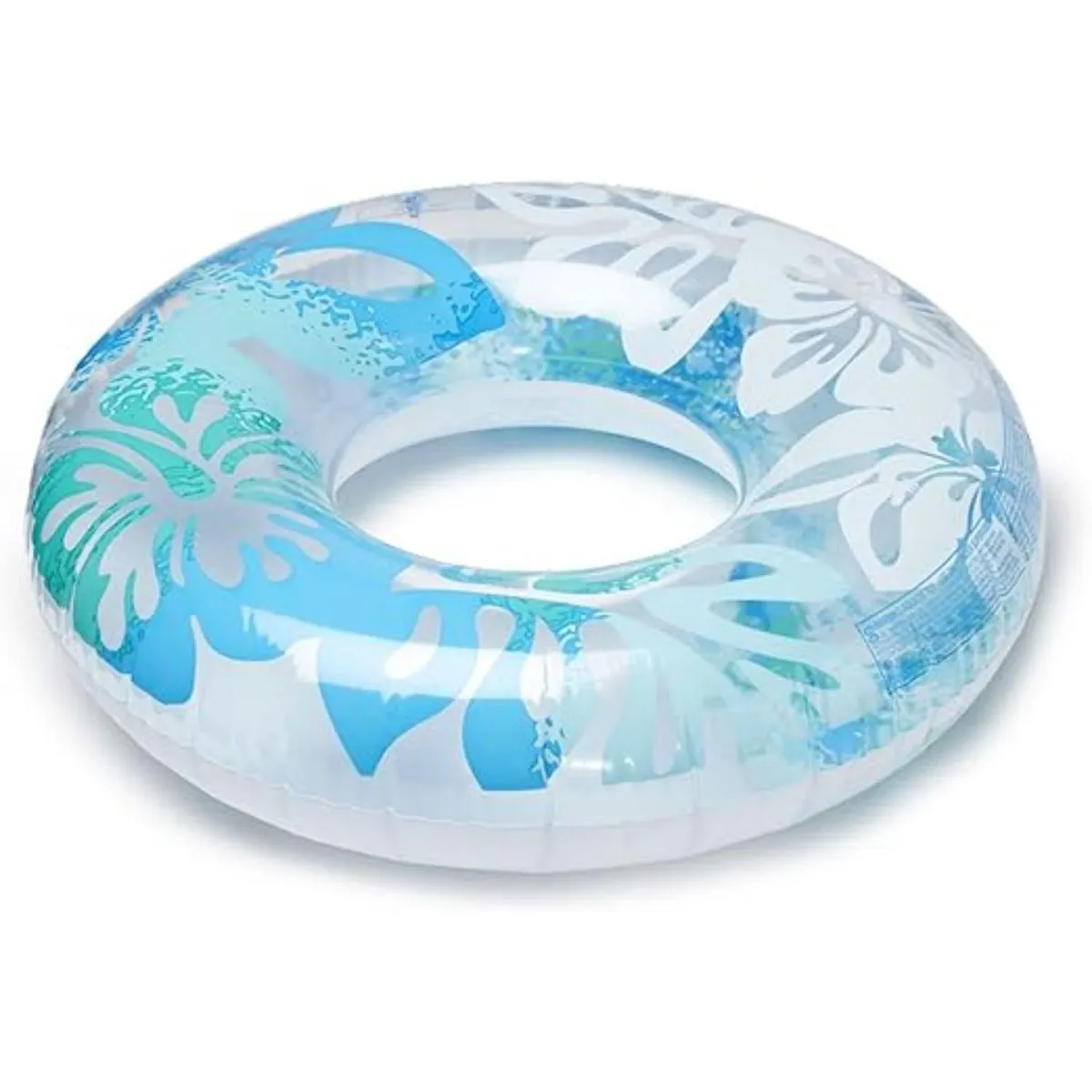 Intex 91cm Clear Colour Inflatable Swim Tube - Pool Float Ring - Blue