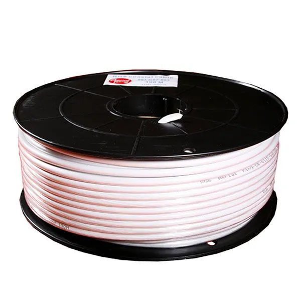 Cable Rg6 White (100 Mt) 64 Braid