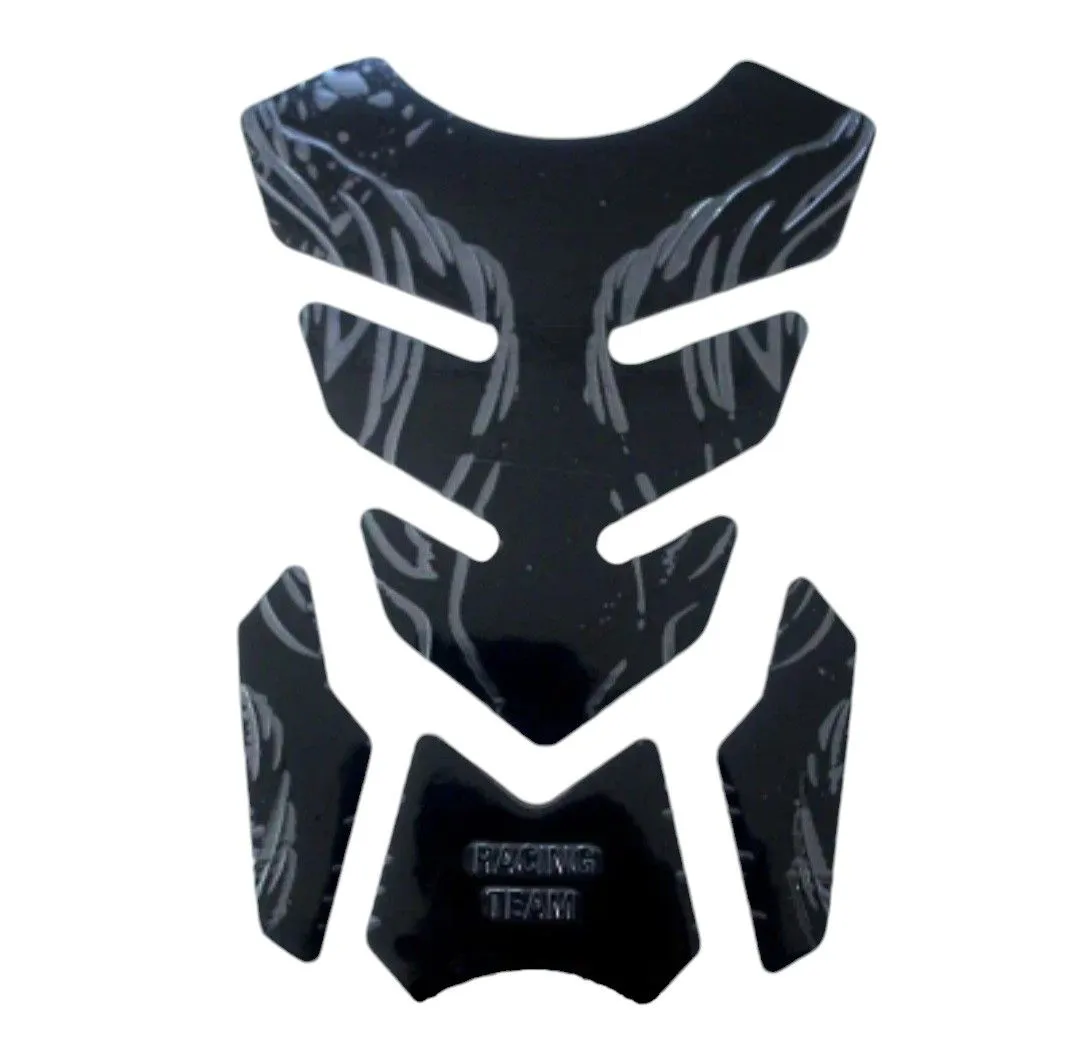 3D Tank Pad Sticker Fishbone - Black