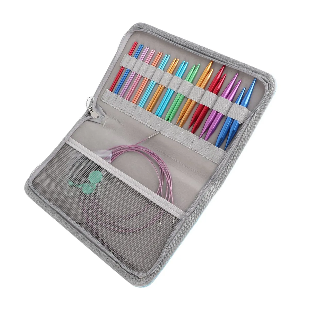 Interchangeable Knitting Needles Set 3-10mm Smooth
