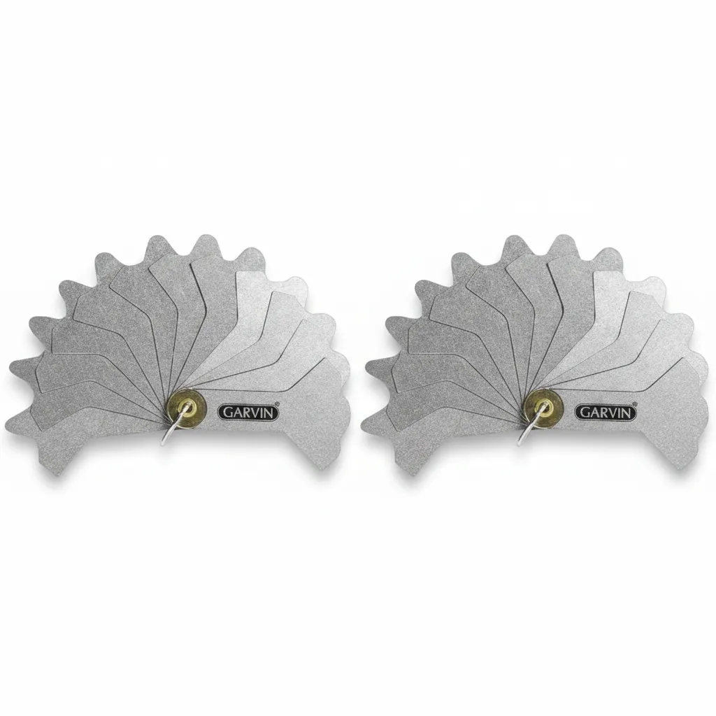 Garvin Feeler Gauge 0.05-1.00mm Stainless Steel for Precision - 2 Pack