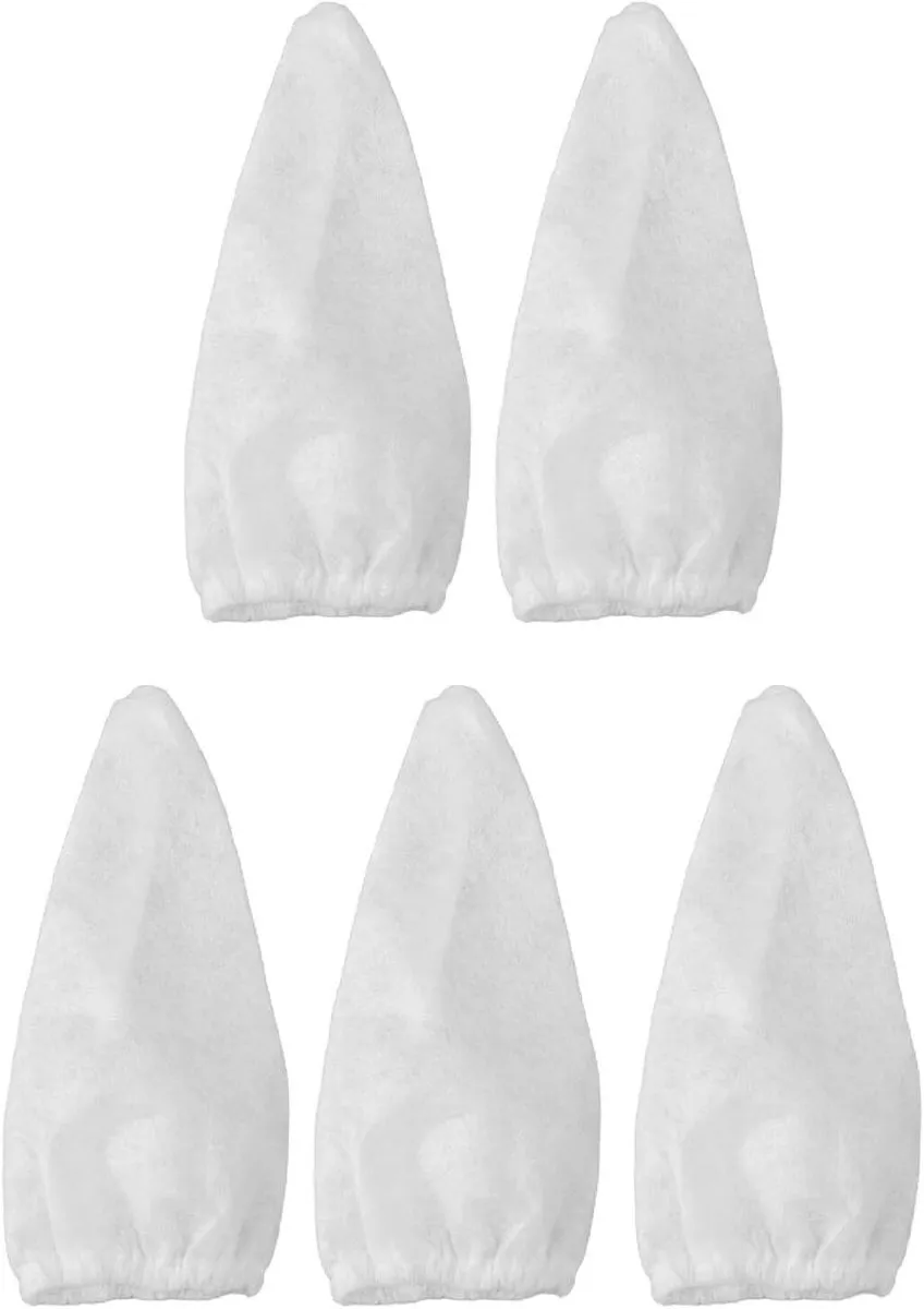 Filter Bag for Pool Vacuum Cleaner, 5 Pack, Reusable, Polyester Fibre