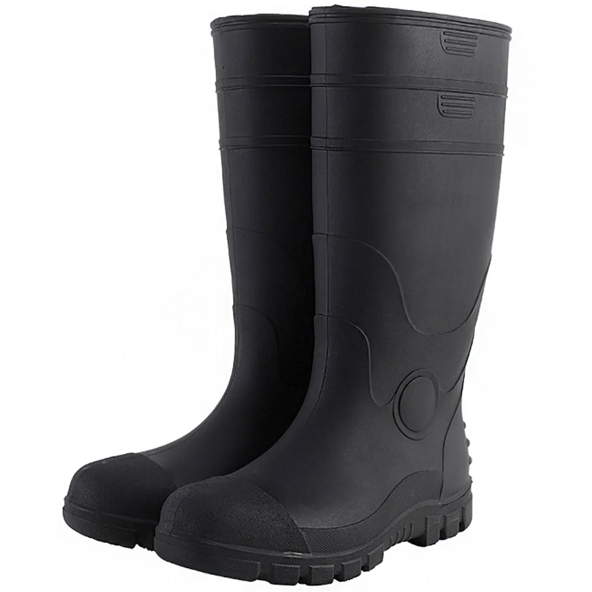 Gumboots for Men Women Industrial Safety Boots with Steel Toe Steel bottom