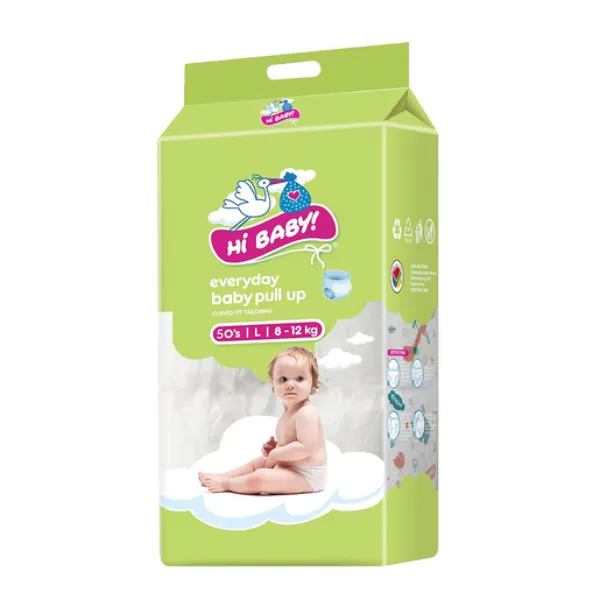 Hi Baby Everyday Baby Pull Up - Large 8 - 12 Kgs 50's